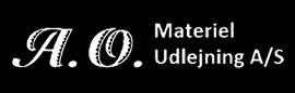 A. O. Materiel Udlejning A/S Logo